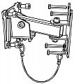 Das Audio AXW-1W кронштейн для крепления на стену и страховочный тросик для систем Artec-8, Artec-25, Artec-26, цвет белый