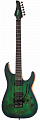 Schecter C-6 Pro AQB гитара электрическая шестиструнная, цвет прозрачный зелёный берст