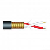 Roxtone MC002/100 Black симметричный микрофонный кабель из бескислородной меди, 2 x 0.22мм2, цвет черный