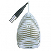 Shure MX391W/O плоский настольный всенаправленный конференц. микрофон с кабелем (3, 6м) , белый.