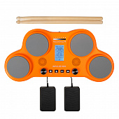 Rockdale Impulse Mini Orange портативная электронная ударная установка, цвет оранжевый