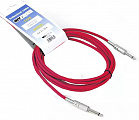 Invotone ACI1304R инструментальный кабель, длина 4 метра, цвет красный