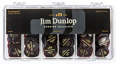 Dunlop Celluloid Shell Teardrop Display 485005  коробка с медиаторами, HV, MD, TH по 144 шт. , 432 шт