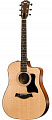 Taylor 110ce 100 Series гитара электроакустическая, форма корпуса дредноут, мягкий чехол