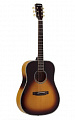 Starsun DF60 Sunburst  акустическая гитара, цвет санберст