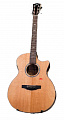 Kepma F2SE Natural трансакустическая гитара, цвет натуральный, в комплекте чехол