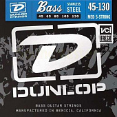 Dunlop DBS45130  струны для 5-ти струнной бас гитары, 45-130