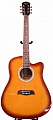 Oscar Schmidt OD45CTSPAK  акустическая гитара с чехлом, форма корпуса Dreadnought, цвет санберст