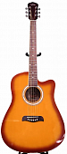 Oscar Schmidt OD45CTSPAK  акустическая гитара с чехлом, форма корпуса Dreadnought, цвет санберст