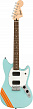 Fender Squier Bullet Mustang HH COMP DPB  электрогитара, цвет голубой с полосой