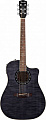 Fender T-Bucket 200CE Transparent Black Flame Maple электроакустическая гитара
