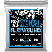 Ernie Ball 2815 Flatwound Slinky Extra 40-95 струны для бас-гитары