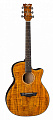 Dean AX E Spalt электроакустическая гитара, цвет натуральный, графика "распил клена".