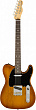 Fender American Performer Telecaster® RW Honey Burst электрогитара, цвет янтарный санбёрст, в комплекте чехол