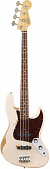 Fender Flea Jazz Bass Rosewood Fingerboard Roadworn Shell Pink бас-гитара, именная модель Фли (RHCP), цвет коралл