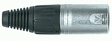 Proel XLR5MV разъем XLR "папа", 5-пиновый, черное кольцо-маркер