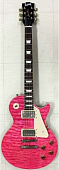 Burny LSD55QT STP  электрогитара концепт Gibson® Les Paul® Standard, цвет прозрачный розовый