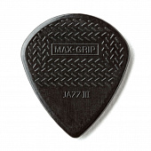 Dunlop Max-Grip Jazz III Stiffo 471P3S 6Pack  медиаторы, черные, 6 шт.