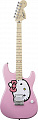 Fender SQUIER HELLO KITTY® STRAT PINK электрогитара, цвет розовый