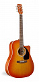 A&L 23721 + Case электроакустическая гитара, цвет Sunrise "восход", с кейсом