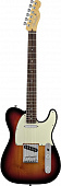 Fender AMERICAN DELUXE TELE RW AGED CHERRY BURST электрогитара, цвет вишневый санбёрст