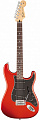 Fender Standard Stratocaster RW Satin Flame Orange электрогитара 