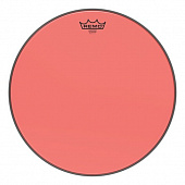 Remo BE-0316-CT-RD Emperor® Colortone™ Red Drumhead, 16' цветной двухслойный прозрачный пластик, красный