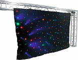 Eurolite CRT-120 LED-Curtain 3x2m  полотно "звездное небо" с контроллером в комплекте размер 3 х 2 метра, с люверсами для подвеса