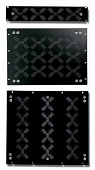 Euromet EU/R-KV24 05432 набор задних рэковых панелей с отверстиями для вентиляции, 24U, с крепежом