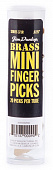 Dunlop Brass Fingerpick Mini 371R0225 20Pack  когти, толщина 0.225 мм, 20 шт.