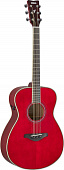 Yamaha FS-TA RR  трансакустическая гитара, цвет красный, корпус концертный
