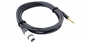 Cordial CFM 3 FV  инструментальный кабель, 3 метра, черный