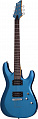 Schecter C-6 Deluxe SMLB гитара электрическая шестиструнная, цвет металлический матовый голубой