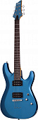Schecter C-6 Deluxe SMLB гитара электрическая шестиструнная, цвет металлический матовый голубой