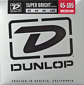 Dunlop Super Bright Nickel DBSBN45105M  струны для бас-гитары, Medium, 45-105