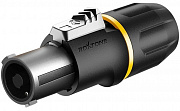 Roxtone RS4FP-HD разъем кабельный Speakon, сверхпрочный, цвет черно-желтый