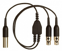 Shure AXT652 разветвительный кабель TA4M на 2 х TA4F