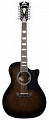 D'Angelico Premier Fulton GRB  электроакустическая 12-струнная гитара, цвет серый бёрст