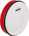 Meinl Nino5R ручной барабан 10' с колотушкой красный, мембрана пластик
