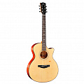 Kepma F1-GA Natural  акустическая гитара, цвет натуральный, в комплекте чехол