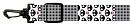 Perri's SP1-749 ремень для саксофона, графика Skelanimals-серый