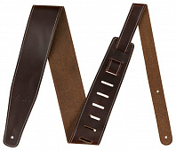 Fender Broken-In Leather Strap Brown 2.5' ремень для гитары кожаный, длина 2.5', цвет коричневый