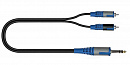 Quik Lok RKSA120-2 компонентный кабель, разъёмы Stereo Jack "папа" x 2 RCA "папа", 2 метра