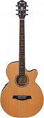 Ibanez AEG15E Low Gloss гитара электроакустическая, цвет натуральный матовый