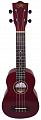 Kaimana UK-21 RD укулеле сопрано, цвет красный