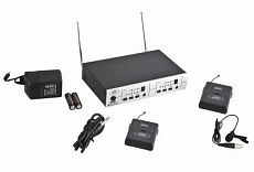 Peavey PV 16DR GTR/BHS радиосистема UHF-диапазона с двумя ресиверами, гитарный кабель и микрофон-петличка в комплекте