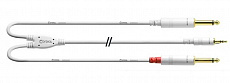 Cordial CFY 1.5 WPP-Snow кабель Y-адаптер, 1.5 метра, белый
