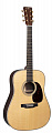 Martin D-28E Modern Deluxe  электроакустическая гитара Dreadnought с кейсом, цвет натуральный