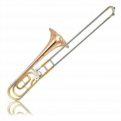 Yamaha YBL-421G  бас-тромбон Bb/F, золотое покрытие