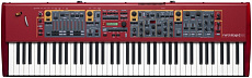 Clavia Nord Stage 2 EX Compact синтезатор, 73 полувенные клавиши, цвет красный